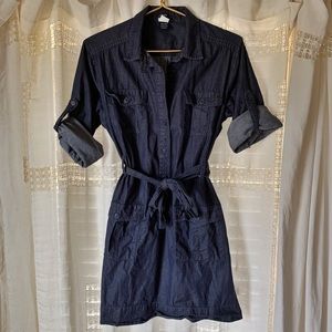 J. Crew Denim Safari Dress